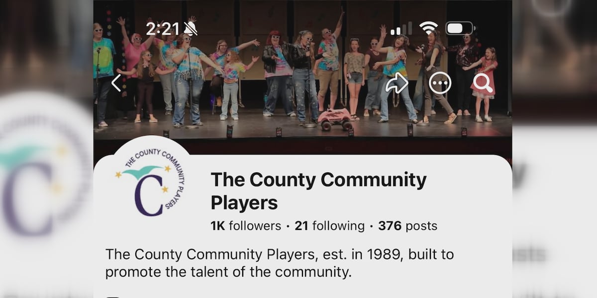 For Arts Sake: County Community Players