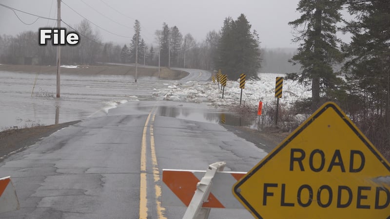 File Photo: 2025 flooded road