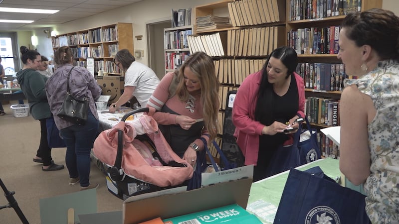 Baby sprinkle event connects families with resources in Madawaska