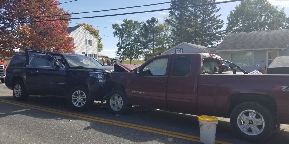 Mapleton Car Crash Head-on crash in Mapleton