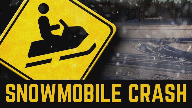 Single Rider Injured in Snowmobile Crash
