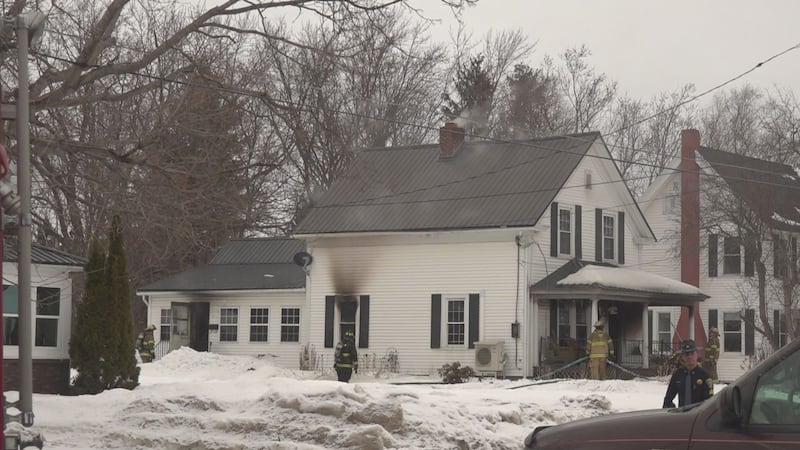 17 School Street in Presque Isle is a total loss after a fire.