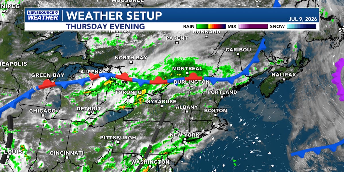 More Showers Likely Tonight, Setting us up with a Wonderful Looking Weekend