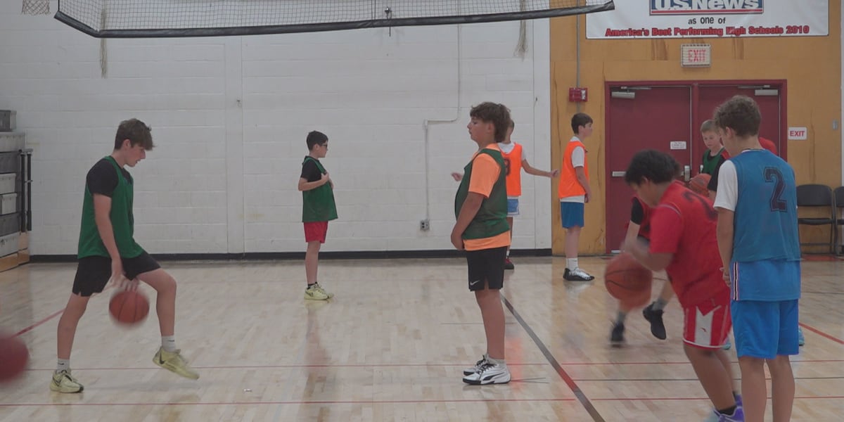 Special Guest Coach Inspires Campers at Tiger Basketball Camp