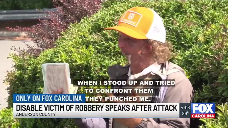 Well-known Anderson man speaks out after parking lot attack, robbery