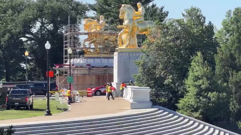In Washington, DC, “The Arts of War” and the “Arts of Peace” equestrian statues are getting a...
